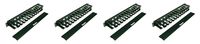 Panduit WMPFSE Horizontal Cable Manager, Black, 1 RU, Black (Fоur Расk, Black)