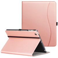 ZtotopCase for iPad 2/3/4 - Premium PU Leather Business Slim Folding Stand Folio Cover with Auto Wake/Sleep for iPad 4th Generation with Retina Display, iPad 3, iPad 2,Rose Gold
