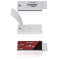 Cord Clips, 10 Pack, Securely Holds Any Cable Bundle, Mount w/Built-In 3M Tape or Screws, Flexible and Easy Solution for Managing Cables Around Your Office, Home, Workshop, or Garage