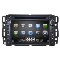 hizpo Car Stereo DVD Player for GMC Chevy Silverado 1500 2012 GMC Sierra 2011 2010 7 inch Quad Core Double Din in Dash Touchscreen FM/AM Radio Receiver Navigation Bluetooth...