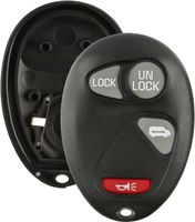 Discount Keyless Remote Entry Uncut Car Key Fob Replacement Case Shell Button Pad Compatible with Pontiac Montana L2C0007T 6BTN