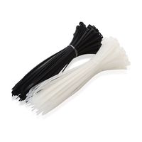 Cable Matters 200 Self-Locking 8-Inch Nylon Cable Ties in Black & White