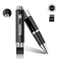 Spy Pen with Surveillance Hidden Camera - 1080P Full HD Hidden Pen Recorder for Surveillance with Loop Recording/Motion Detection/Plug and Play to PC & Mac