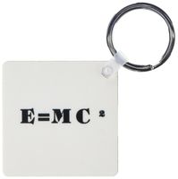 3dRose E=Mc2 Key Chains, Set of 2 (kc_62610_1)