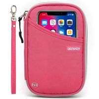 Travel Wallet RFID Blocking Document Organizer Bag, Family Passport Holder