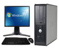 Dell Optiplex 755 SFF Desktop C2D 2.33Ghz 4GB RAM 80GB Hard Drive Windows 7 Professional Operating System with 17" LCD Monitor Keyboard and Mouse + Power Cord + VGA Cable