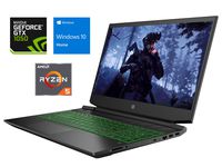 HP Pavilion 15 (7QS79UA) Laptop, 15.6" FHD Display, AMD Ryzen 5 3550H Upto 3.7GHz, 8GB RAM, 256GB NVMe SSD, NVIDIA GeForce GTX 1050, HDMI, Card Reader, Wi-Fi, Bluetooth, Windows 10 Home