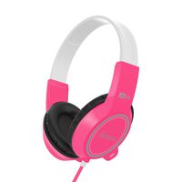 MEE audio KidJamz 3 Child Safe Headphones for Kids with Volume-Limiting Technology (Pink)