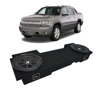 Compatible with 2002-2013 Chevy Avalanche Underseat Kicker Comp C12 Dual 12" Sub Box Enclosure New - Final 2 Ohm