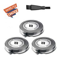 ARTISTORE 3 Pack SH30 Replacement Head Replacement Heads for Philips Electric Shaver Series 1000, 2000, 3000 Click and Style with Sharp Blade, Easy Cut & Replace, Non-Original