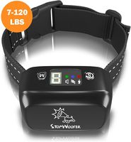 STOPWOOFER Humane Dog Bark Collar - Anti-Barking Collar for Small Medium and Large Dogs - Rechargeable Anti bark Collar - No bark Collars Sound Warning and Vibration- Dog Collar Anti Barking Device