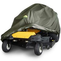 Family Accessories 100% Waterproof Zero Turn Lawn Mower Cover, Heavy Duty Premium Water Resistant Tractor Cover, Weatherproof Outdoor Storage for Riding ZTR Lawnmower Engine, Large 80Lx62Wx55H
