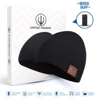 Bluetooth Beanie Hat Headphones | Bluetooth 5.0V Wireless Winter Hats | Cap with Detachable Built-in Mic and Speakers | Hands-Free for Outdoor Sports | Unique Christmas Gift | Unisex
