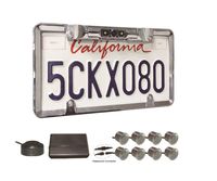 Full frame license plate camera with LED Lights, 4 front sensors, and 4 rear sensors