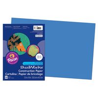 SunWorks Construction Paper, Blue,  12" x 18", 50 Sheets