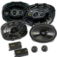 Kicker Ram Crew Cab Truck 2012 & up speaker upgrade - 2 CS 6x9 components, and 2 CS 3-way coaxial speakers