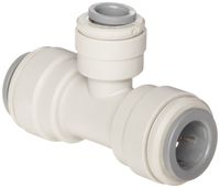 John Guest Acetal Copolymer Push-To-Connect Tube Fitting, Reducing Branch Tee, 1/2" x 3/8" x 1/2" Tube OD (Pack of 10)