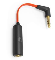 iFi Ear Buddy Audio Attenuator Cable for Headphones and IEMs Compatible with 3.5mm Headphone Jack - Travel Kit Includes Accessories