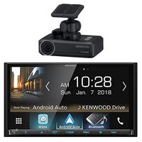Car Audio Package: Kenwood DMX7704S 2-DIN Digital Media Receiver with Bluetooth & HD Radio, with Kenwood DRV-N520 Drive Recorder Dash Camera