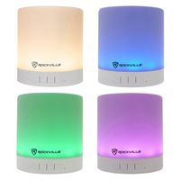 Rockville PBL20 20 Watt Portable Bluetooth Speaker w/ LED Lantern/Lamp+Aux+SD