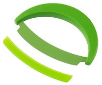 Kuhn Rikon Mezzaluna Knife, Green, 6"