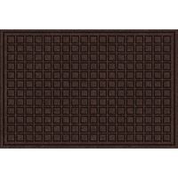 Textures Blocks Entrance Mat, 2-Feet by 3-Feet, Walnut