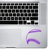 StickAny Palm Series Baseball Corner Sticker for MacBook Pro, Chromebook, and Laptops (Purple)