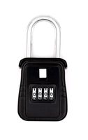 Combination Secure Alpha 4-Digit Key Lock Box | Portable Unit Hangs on Door | Storage for Multiple Keys | Key Security | Great for Homes or Rental Properties