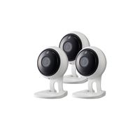 Samsung Wisenet SNH-V6431BN SmartCam 1080p Full HD Wi-Fi Indoor IP Camera Three Pack (Renewed)