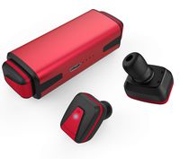 True Wireless Bluetooth Earbuds-Selkie 5.0 Portable Wireless Headphones with Charging Case and 3D Stereo Sound,Built in Microphone&Dual Earbuds Mini Bluetooth Earphone for iOS& Android (Forge Red) ...