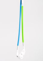 Cordskinz - Mix-n-Match (Sky Blue & Lime Green) Anti-Tangling, Protective & Fashionable Sleeves for Earbuds