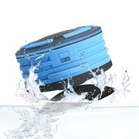 Smith-Bagge Shower Speaker, Waterproof Bluetooth Speaker, FM Shower Radio, Mic, and LED Mood Lights, Super Bass and HD Sound for Bathroom, Kitchen, Pool, Beach & Outdoor | Portable & Wireless Speaker