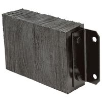 Guardian Dock Bumper 20"W x 10"H x 4 1/2"D Horizontal Laminated Rubber