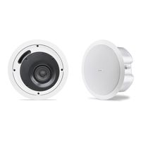 Extron Electronics 42-103-13 Full-Range 8 Ohm Ceiling Speakers With 4" Low Profile Back Can