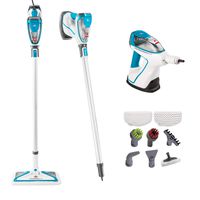 Bissell PowerFresh Slim Hard Wood Floor Steam Cleaner System, Steam Mop, Handheld Steamer and Scrubbing Tools, and Clothing Steamer Tool, 2075A