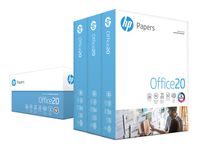 HP Printer Paper, Office20 Paper, 8.5 x 11 Paper, Letter Size, 92 Bright - 3 Ream / 1,500 Sheets (112090C)