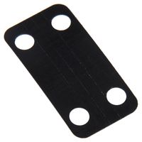 Panduit MP200-C0 Harness Identification Marker Plate, Weather Resistant Nylon 6.6, 2.00 by 0.75-Inch, Black (100-Pack)