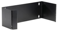 Black Box Wallmount Patch Panel Bracket, 19"W, 8" Deep, Hinged 2" from M5 Holes, 4U (7"H)