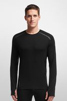 Icebreaker Comet LS Crewe - Men's Black / Black Large