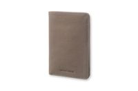 Moleskine Lineage Leather Passport Wallet, Taupe Brown