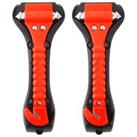 Car Safety Hammer Set of 2 Emergency Escape Tool Auto Car Window Glass Hammer Breaker and Seat Belt Cutter Escape 2-in-1 for Family Rescue & Auto Emergency Escape Tools (2 PCS)