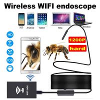 Zhenrong Wireless Endoscope1200P, WiFi Borescope Inspection Camera 2.0 Megapixels HD Snake Camera for Android and iOS Smartphone, iPhone, Samsung,Huawei (Hard 8.0mm,5M)