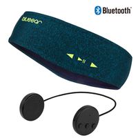 Bluetooth Headband Headphones blueear Wireless Sleepphone Sports Sweatband Hairband (Dark Green)