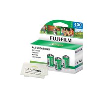 Fuji Superia X-TRA 3 Pack ISO 400 36 Exp. 35mm Film, Total 108 Exposures + Quality Photo Ultra Soft Microfiber Cloth ...