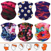 JOEYOUNG Headwear, Bandana, Neck Gaiter, Head Wrap, Headband for Men and Women, Multifunctional Head Scarf, Face Mask, Balaclava, Magic Scarf, Sweatband for Fishing, Yoga, Motorcycling