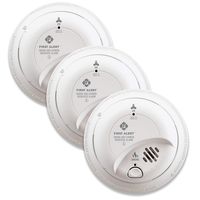 First Alert BRK SC9120B-3 Hardwired Smoke and Carbon Monoxide (CO) Detector with Battery Backup, 3 Pack