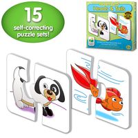 The Learning Journey: My First Match It - Head and Tails - 15 Self-Correcting Animal Matching Puzzles