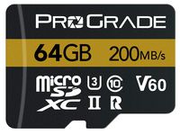 ProGrade Digital Micro SDXC UHS-II V60 Memory Card (32GB)