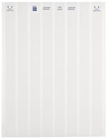 Brady LAT-4-747-10 0.8" Width x 0.25" Height, B-747 Permanent Polyester, Matte Finish White Lasertab Laser Printable Label (Pack of 10000)