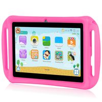 Xgody T702 7 Inch Android Kids Tablet PC for Kids Quad Core Android 8.1 1GB RAM 16GB ROM Touch Screen with WiFi Pre-Loaded 3D Game Dual Camera Pink